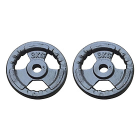 Bộ 2 Bánh Tạ Gang TT - Mart (3kg/Tạ)