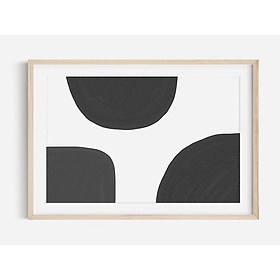 Tranh treo tường | Tranh nghệ thuật trừu tượng -Abstract Shape Print, Geometric Abstract Art,Gallery Wall Art