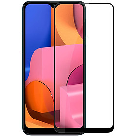 Miếng dán kính cường lực full màn hình 111D cho Samsung Galaxy A20s hiệu HOTCASE mỏng 0.3mm, độ cứng 9H - Hàng nhập khẩu