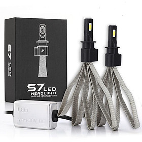 2Pcs H3 Headlight S7 Car LED Replacement Bulb Car Signal Lighting Lamp Universal Application