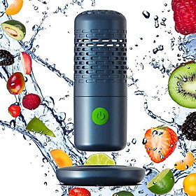 Multifunctional Portable Mini Fruit Vegetable Cleaning Machine Capsule Shape Automatic Food Cleaner Purifiers Device