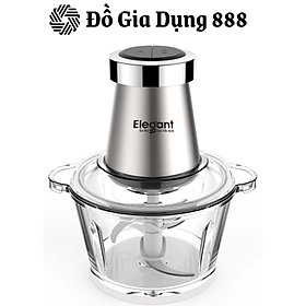 Máy Xay Thịt Đa Năng 2Lít Elegant FC-J08 Xay Thịt,Bóc Tỏi,Đánh Trứng Thương Hiệu Đức-Hàng chính hãng