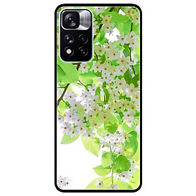 Ốp lưng dành cho Xiaomi Redmi Note 11 Pro ( Bản Nội Địa ) mẫu Hoa Li Ti Trắng