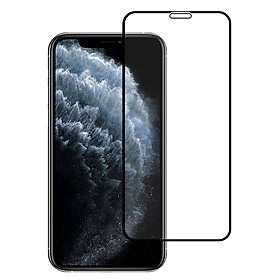 Miếng Dán Kính Cường Lực Cho Iphone 11 Pro Max - Màu Đen - Full Màn Hình - Hàng Chính Hãng