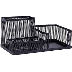 Tango (TANGO) pen holder metal hollow mesh multi-function creative fashion spray rust-proof office pen holder