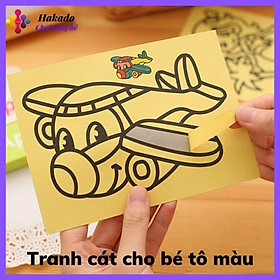 Ảnh bìa Đồ chơi Tranh cát cho bé tập tô màu tập vẽ sáng tạo