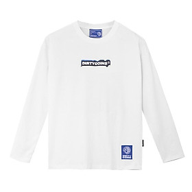 DirtyCoins Áo thun Box Logo Longsleeves - White