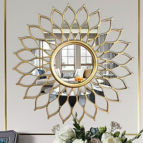 Tranh Sắt Treo Tường Nghệ Thuật, Gương Decor Trang Trí 100cm - Tranh Treo Tường Cao Cấp Loại 1