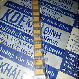 Tụ tantalum SMD 477C 470UF 16V 7343 loại E kde4294