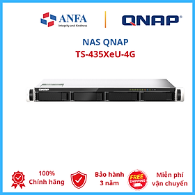 Thiết bị lưu trữ Nas QNAP, Model: TS-435XeU-4G - Hàng chính hãng