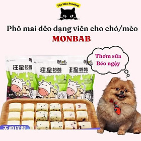 Viên phô mai dẻo/banh thưởng Monbab cho chó/mèo