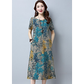 Đầm suông trung niên có túi, đầm nữ Haint Boutique 145