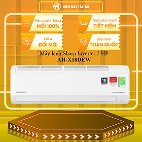 Máy lạnh Sharp Inverter 2 HP AH-X18DEW - HÀNG CHÍNH HÃNG - CHỈ GIAO HCM