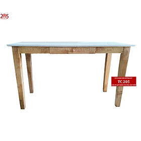 Mua BÀN LÀM VIỆC có 1 HỘC TỦ - GỖ CAO SU - 100x50x75 cm - MÀU TRẮNG