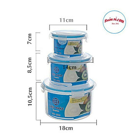 HỘp TRÒN 6536 NHỰA ĐỰNG THỰC PHẨM VIỆT NHẬT