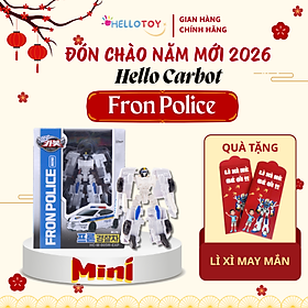 Đồ Chơi Mô Hình Lắp Ráp Xe Hơi Biến Hình HELLO CARBOT Mini Fron Police