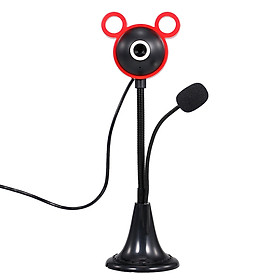 5MP 480P High-Definition Webcam 30fps Web Camera Noise-reduction Microphone HD Laptop Computer Camera USB Plug & Play