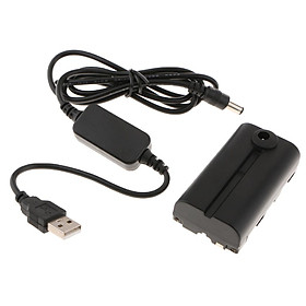 NP-F550/F990 Dummy Battery + USB Power Cable for Yongnuo NanGuang LED Light