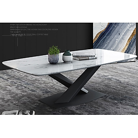 Mua Bàn trà  bàn sofa chân x mặt đá  chân bàn sắt tầm nhìn mới MSBT110