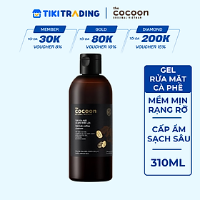 Sữa rửa mặt dạng gel rửa mặt cà phê Đắk Lắk Cocoon 310ml