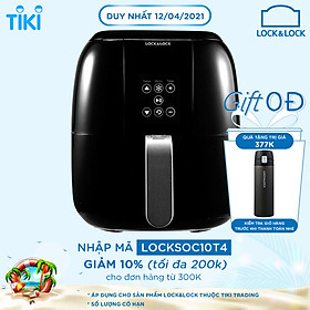 Nồi Chiên Không Dầu Điện Tử Lock&Lock ECF-300B (3 lít) - Hàng Chính Hãng