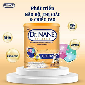 Sữa Dr.NANE JUNIOR 1+ phát triễn não bộ, thị giác, chiều cao, lon 800g