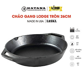 Chảo gang LODGE hình tròn size 26cm