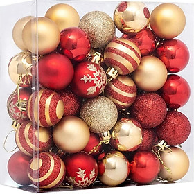 Đồ Trang Trí Giáng Sinh, 50 Cái Trang Trí Cây Thông Giáng Sinh Đồ Trang Trí Giáng Sinh với Màu Đỏ và Vàng Đồ Trang Trí Giáng Sinh, Đồ Trang Trí Cây Thông Giáng Sinh Đồ Trang Trí Giáng Sinh Có Dây Buộc để Trang Trí Giáng Sinh, Đám Cưới, Tiệc Sinh Nhật