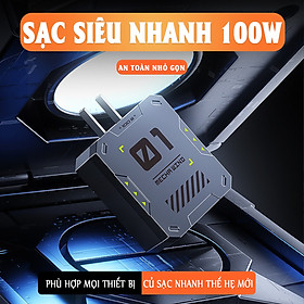 Mua Dock sạc nhanh 6A Vinetteam Hỗ Trợ Sạc Nhanh 100W trong Hộp Kim Loại Cao Cấp - Hàng chính hãng