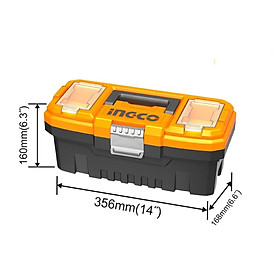 Mua Hộp nhựa đựng  công cụ 14   (khóa kim loại) ingco PBX1402