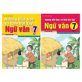 Sách - Combo 2 cuốn Hướng Dẫn Học Và Làm Bài Tập Ngữ Văn 7 - biên soạn theo chương trình mới ( cánh diều )