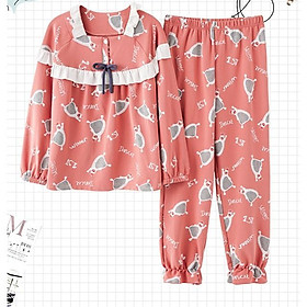 SET Đôi NAM NỮ-Bộ PIJAMA NAM NỮ Style Hàn Quốc-COTTON 100