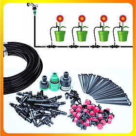 Mua Bộ Tưới Nhỏ Giọt Hoàn Chỉnh Cho Chậu Cây Ban Công Sân Vườn- 20 26 32 Đầu Nhỏ Giọt