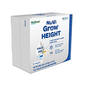 Thùng 24 hộp SBPS Nuvi Grow Height 1+ hỗ trợ phát triển chiều cao hộp 110ml