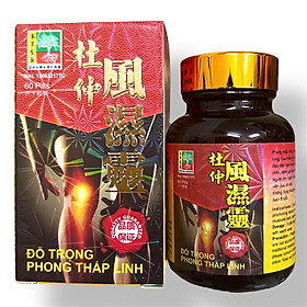 Mua Viên uống Đỗ trọng phong thấp linh hỗ trợ đau nhức xương khớp  tê bì chân tay - Hộp 60 viên xuất xứ Malaysia - Mã số 1550