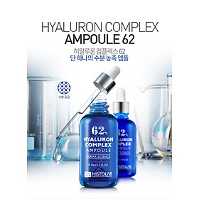 Tinh chất cấp ẩm, phục hồi da thương tổn histolab 62% hyaluron complex ampoule derma science