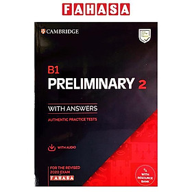 Sách ngoại văn: Sách Ngoại Văn - Cambridge B1 Preliminary (PET) - Cambridge University Press