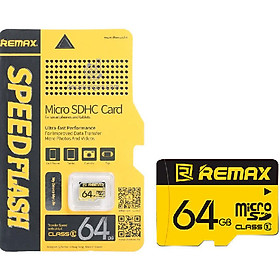 Mua Thẻ nhớ MicroSD REMAX 64GB tốc độ class 10 chuyên dụng - Hàng Chính Hãng
