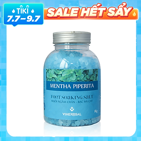 Muối ngâm chân Bạc Hà Cay - 1kg