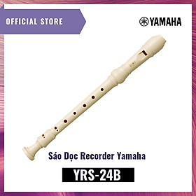 Sáo dọc Recorder Soprano YAMAHA YRS-24B kèm túi đựng - Nốt thổi Baroque, tiêu chuẩn giáo dục quốc tế
