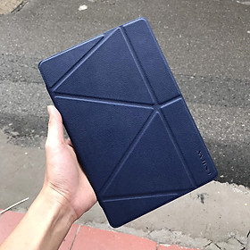 Bao Da Thông Minh Dành Cho SamSung Galaxy Tab S9 Fe Plus Chính Hãng Onjess - Case Lưng mềm , chống va đập, gấp chữ Y dựng đứng và Ngang, Hỗ trợ đóng ngắt màn hình - hàng nhập khẩu - XANH ĐEN