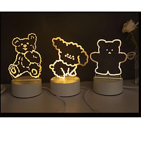 Mua Đèn ngủ đễ bàn hình thú dễ thương cho bé Đèn USB cực dịu mắt an toàn