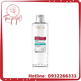 Nước Tẩy Trang L'Oresal Revitalift Crystal Purifying Micellar Water Làm Sạch Cho Da Dầu 400ml