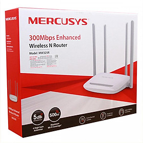 Mua Bộ Phát Sóng Wifi Mercusys 4 Râu Chuẩn Tốc Độ 300 ( 4 Cổng Lan ) - Hàng Chính Hãng