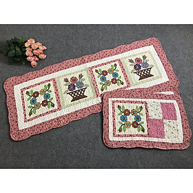 Mua Thảm set 3 cái- vòng hoa hồng
