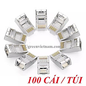 Mua Hộp 100 Cái Đầu Bấm Mạng Ugreen RJ45 CAT6 50248 - Hàng Chính Hãng