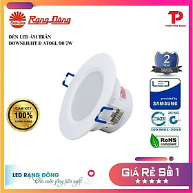 ĐÈN LED ÂM TRẦN DOWNLIGHT D AT06L 90 7W Rạng Đông