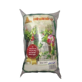 LƯỚI TRỒNG CÂY - LƯỚI LÀM GIÀN LEO -DÙNG ĐỂ LÀM GIÀN BẦU BÍ, MƯỚP, ĐỂ CÂY THÂN LEO BÁM CHẮC HƠN VÀO GIÀN, GIÚP TRÁI KHÔNG BỊ RỚT