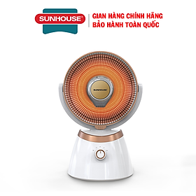 Mua Quạt sưởi carbon Sunhouse SHD7008  Công suất 800W  Có 2 mức nhiệt  Quay 4 chiều tiện lợi  Tự ngắt khi quá nhiệt  nghiêng đổ  Hàng chính hãng - Bảo hành 12 tháng