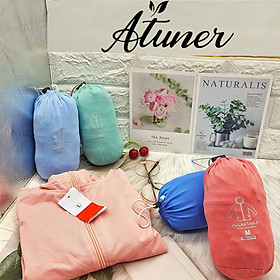 Áo Chống Nắng Dáng Ngắn Có Túi Cuộn Atuner AT 029, Vải Cotton, Mỏng Nhẹ, Thông Hơi, Chống Tia UV